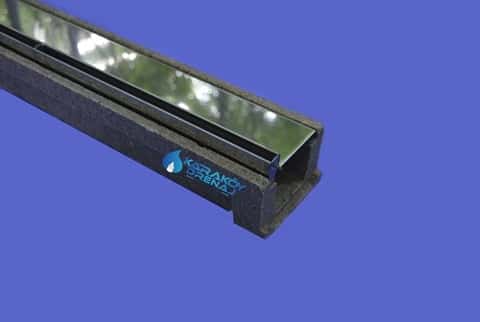 Polimer kanal fuga ızgaralı kenar eğim ızgara KD-117